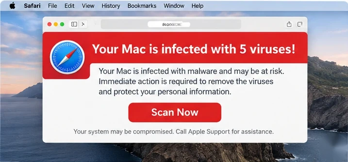 Illustration for Your Mac has a virus! Or does it?